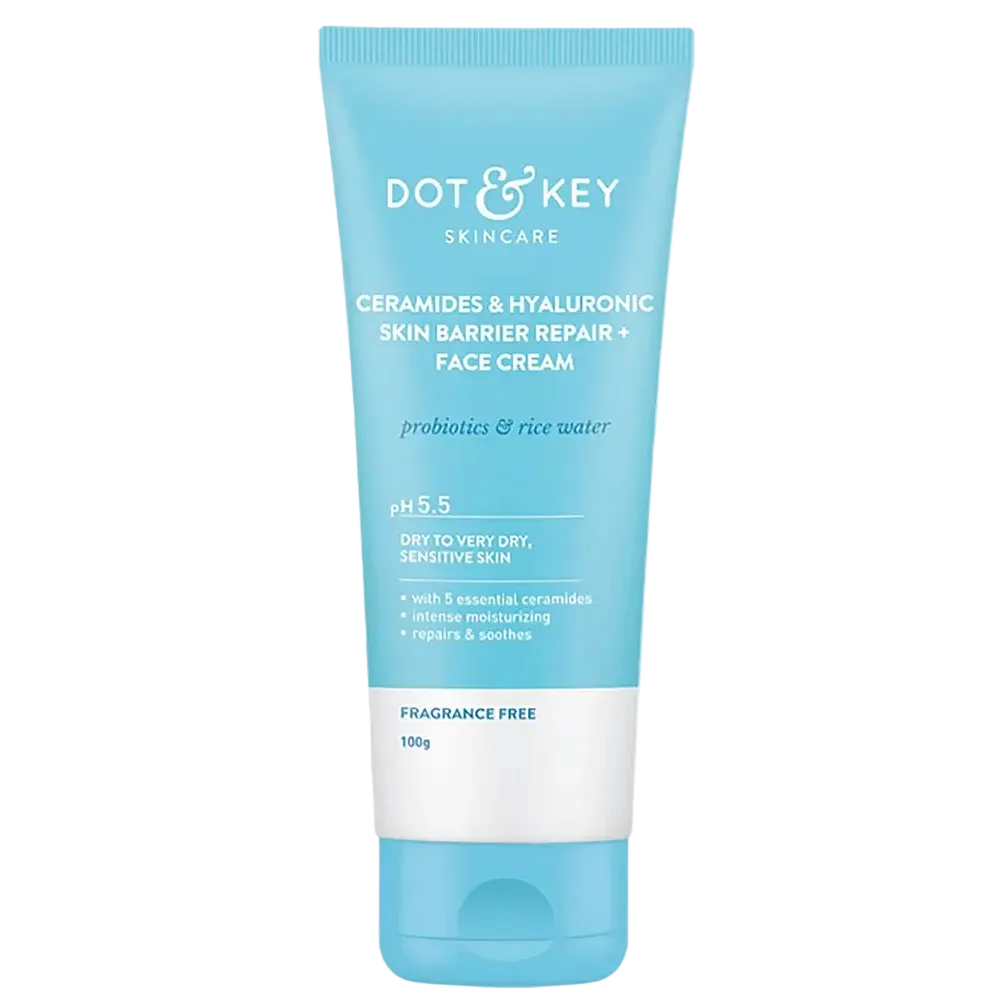 Dot & Key Ceramides & Hyaluronic Barrier Repair Face Cream for dry sensitive skin and barrier repair