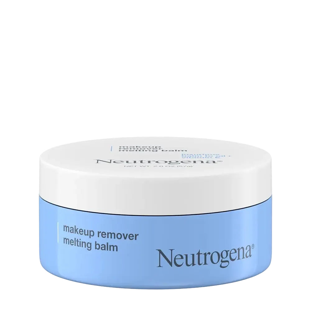 Neutrogena Makeup Remover Melting Balm with vitamin E to gently remove stubborn makeup from face, eyes, and lips