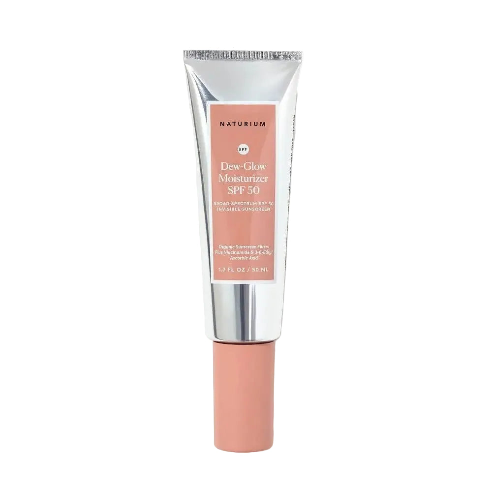 Naturium Dew-Glow Moisturizer SPF 50 daily sunscreen with niacinamide and dewy finish