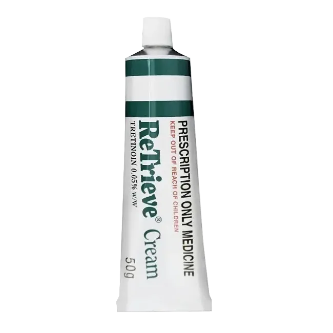 iNova Pharmaceuticals ReTrieve Cream tretinoin 0.05% for anti-aging and acne treatment