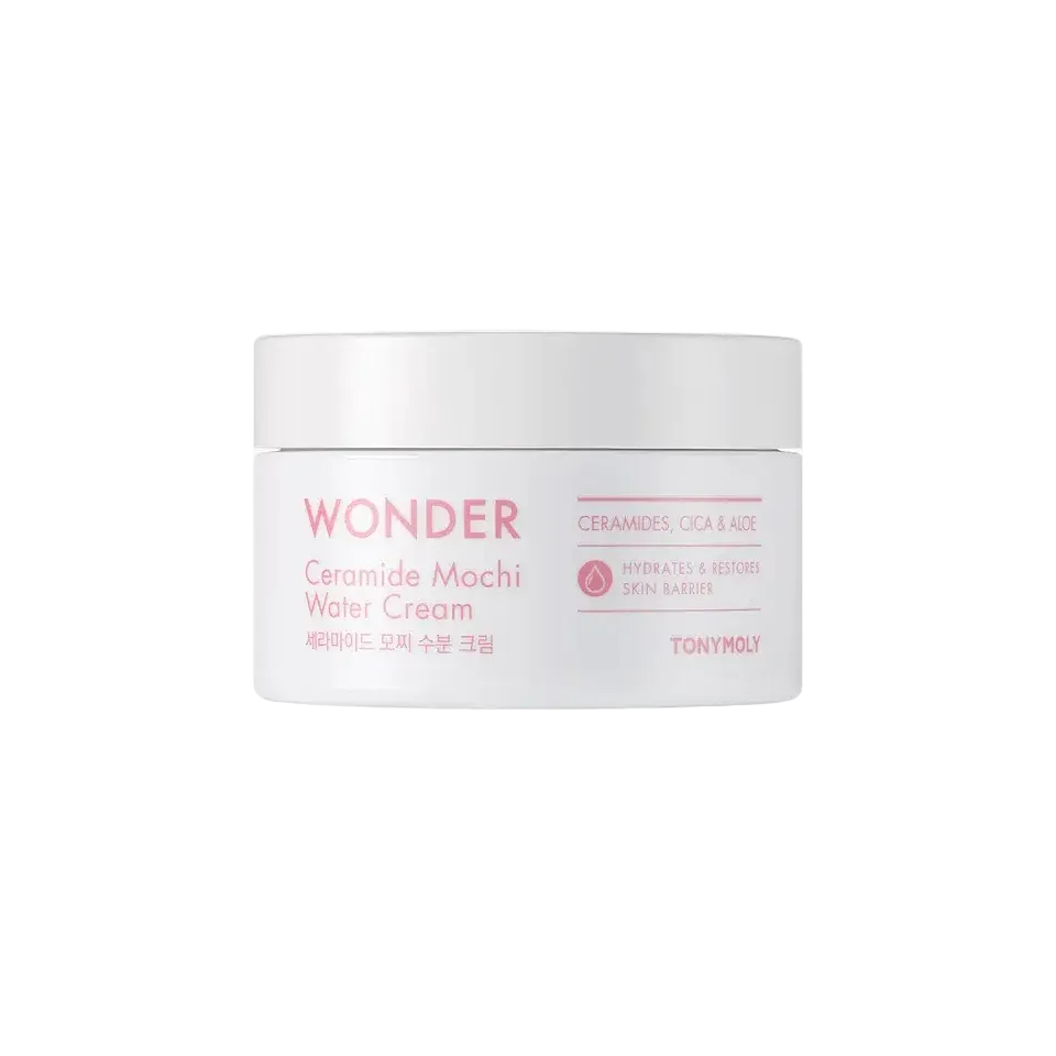 TONYMOLY Wonder Ceramide Mochi Water Cream for hydration and barrier repair