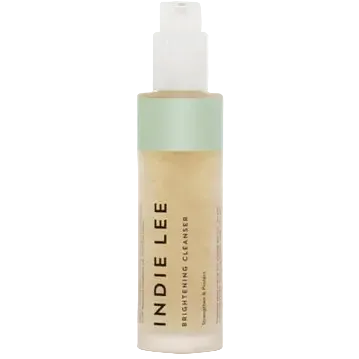 Indie Lee Brightening Cleanser with strawberry seed oil for luminous, hydrated skin