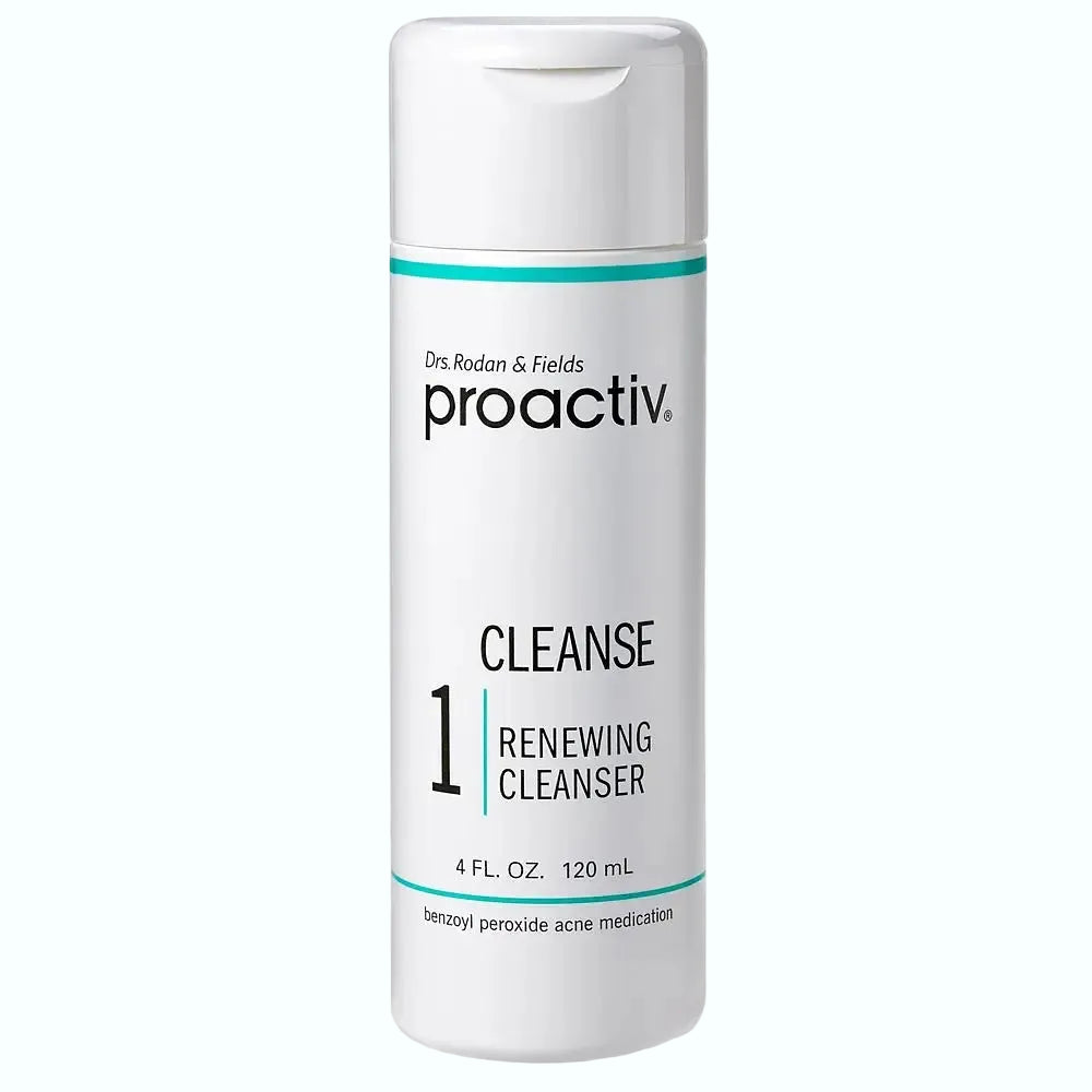 Proactiv Renewing Cleanser with benzoyl peroxide for acne-prone skin