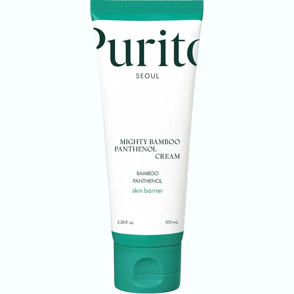 PURITO Mgty Bamboo anthenol Cream hydrating barrier-repair moisturizer with niacinamide and panthenol for sensitive skin