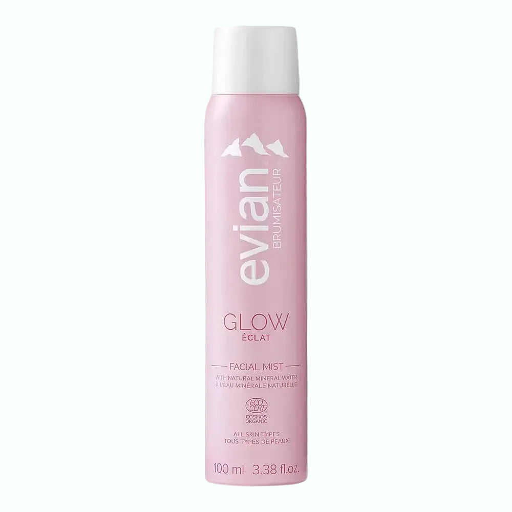Evian Facial Mist with natural mineral water for hydration and refreshing skin throughout the day