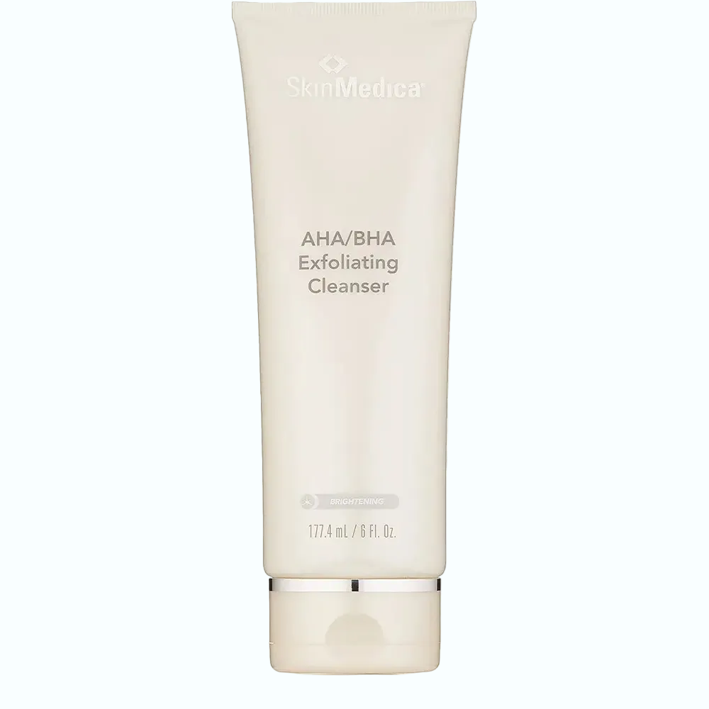 SkinMedica AHA/BHA Exfoliating Cleanser for texture refinement and gentle exfoliation
