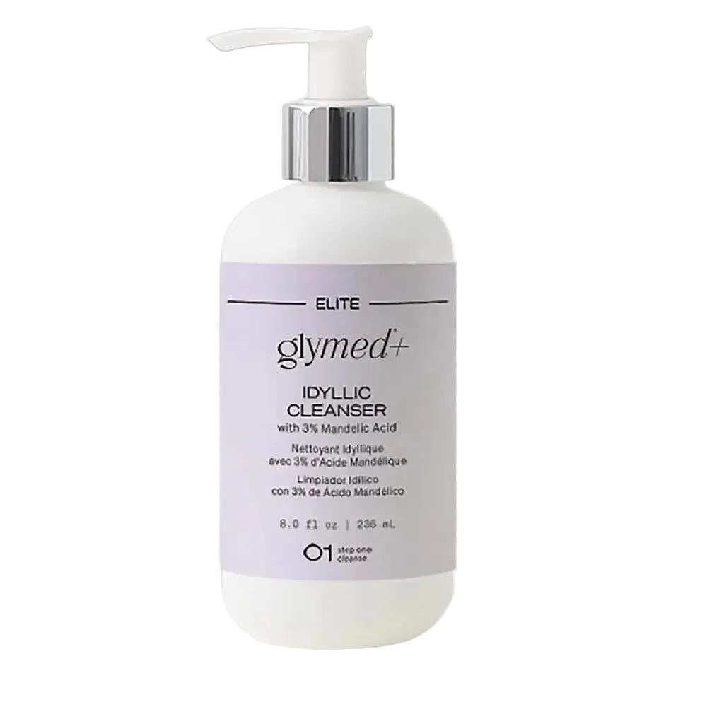 GlyMed Plus Idyllic Cleanser with 3% Mandelic Acid for gentle exfoliation and brightening