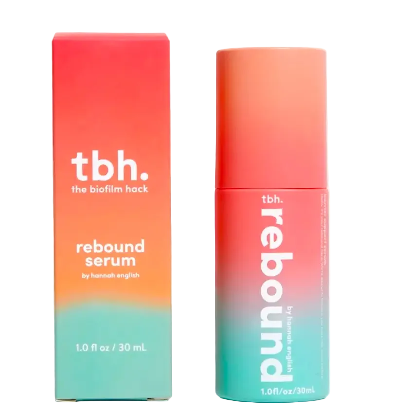 tbh. Rebound Serum barrier support serum with niacinamide and ceramides for calming redness