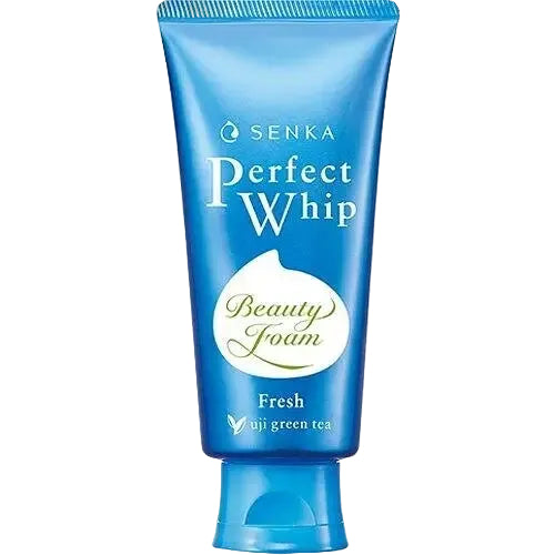 Senka Perfect Whip Beauty Foam Fresh oil-control cleanser with green tea and hyaluronic acid
