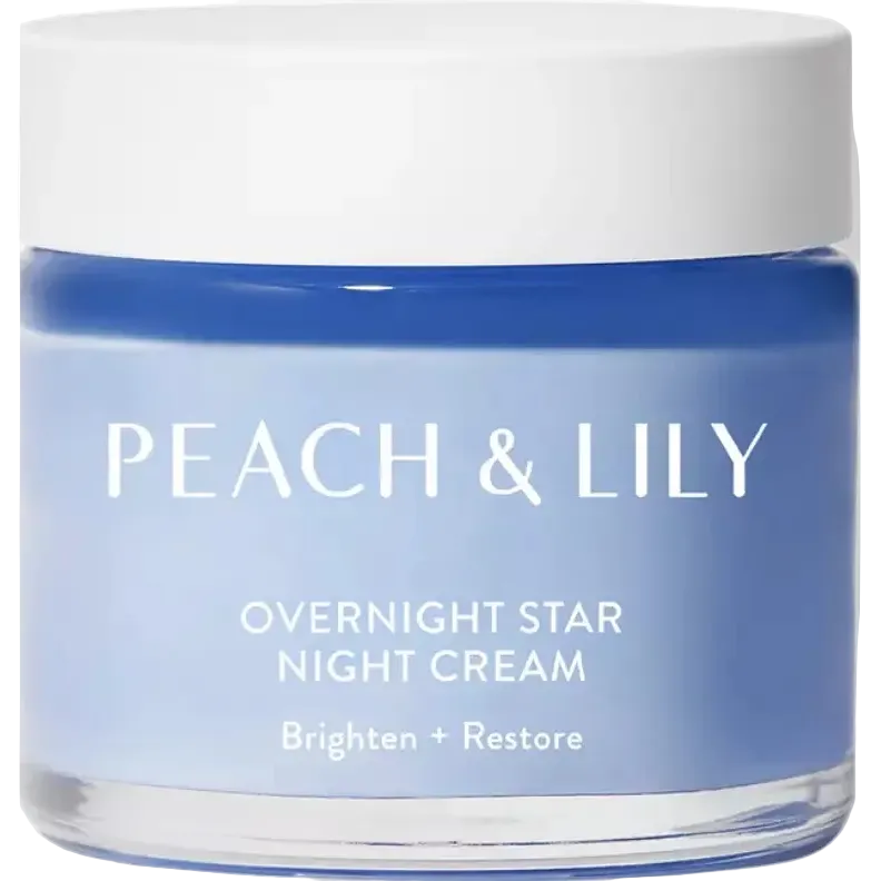 Peach & Lily Overnight Star Night Cream for firming, brightening and hydrating skin overnight