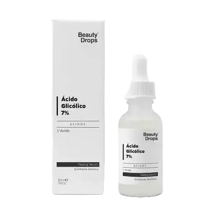 Beauty Drops Glycolic Acid 7% exfoliating serum for brightening and smoother skin texture