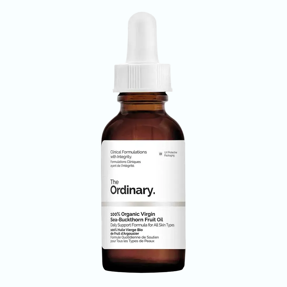 The Ordinary 100% Organic Virgin Sea-Buckthorn Fruit Oil for brightening and antioxidant protection
