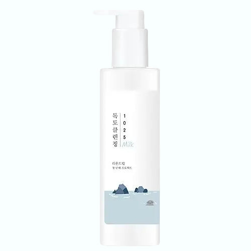 Round Lab 1025 Dokdo Cleansing Milk for gentle makeup removal and hydration