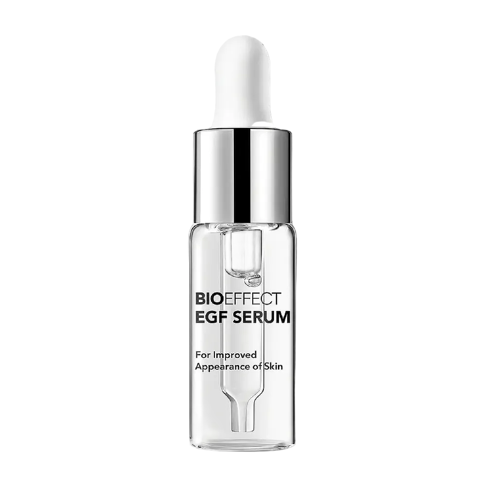 BIOEFFECT EGF Eye Serum with rollerball applicator for reducing fine lines, wrinkles and puffiness around eyes