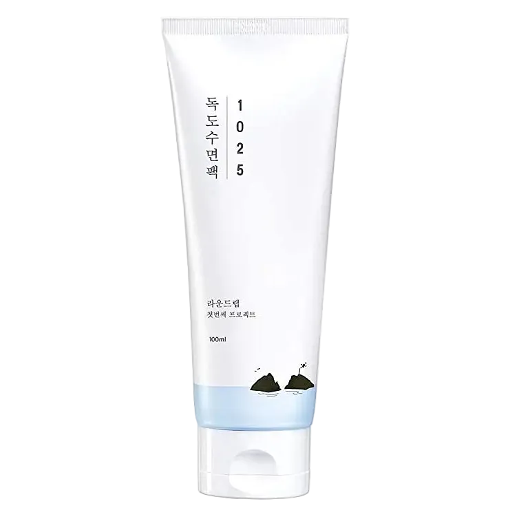 Round Lab 1025 Dokdo Sleeping Pack overnight mask with PHA and deep sea water for hydration