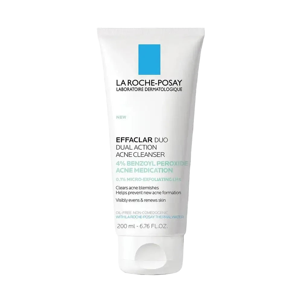 La Roche-Posay Effaclar Duo Acne Cleanser with 4% benzoyl peroxide for acne-prone skin