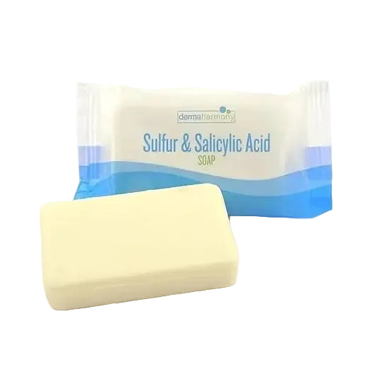 DermaHarmony 10% Sulfur & 3% Salicylic Acid Soap bar for acne-prone and oily skin