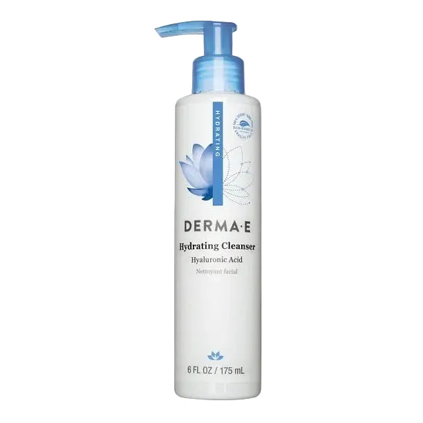Derma E Hydrating Cleanser with Hyaluronic cid for soft, smooth, deeply moisturized skin