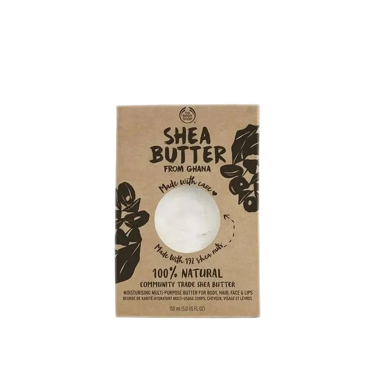 The Body Shop 100% Natural Shea Butter multi-purpose moisturizer for dry skin, hair, face and lips