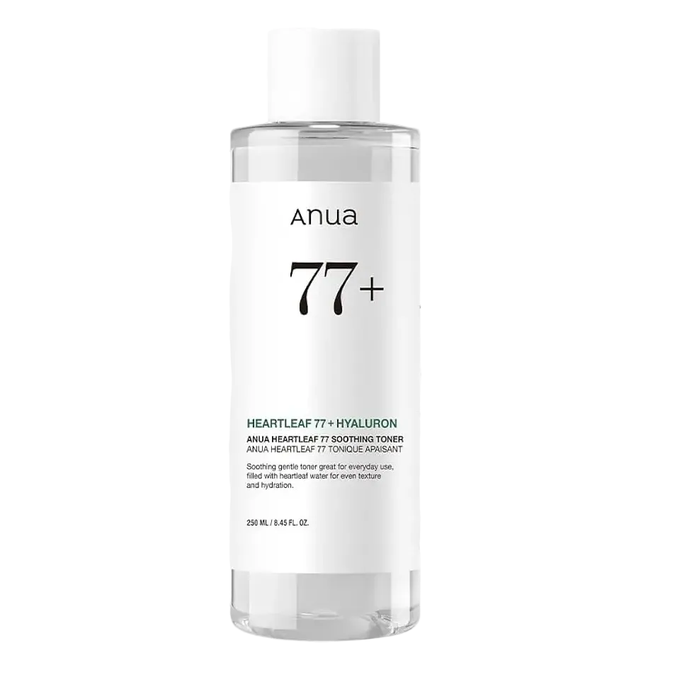 Anua Heartleaf 77 Hyaluron Soothing Toner for sensitive skin hydration and calming