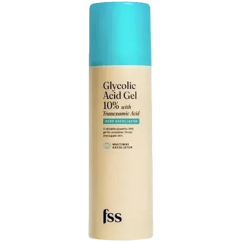 For Skin's Sake FSS Glycolic Acid Gel 10% with Tranexamic Acid for exfoliation and hyperpigmentation