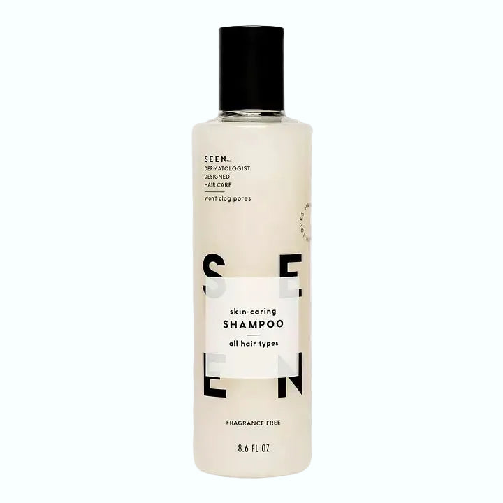SEEN Shampoo fragrance-free hair care for sensitive skin and non-comedogenic formula