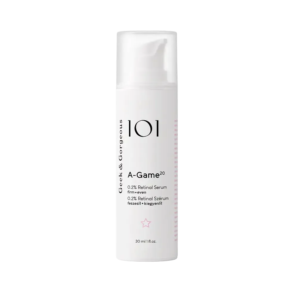 Geek & Gorgeous A-Game 20 0.2% Retinal Serum anti-aging night serum for all skin types
