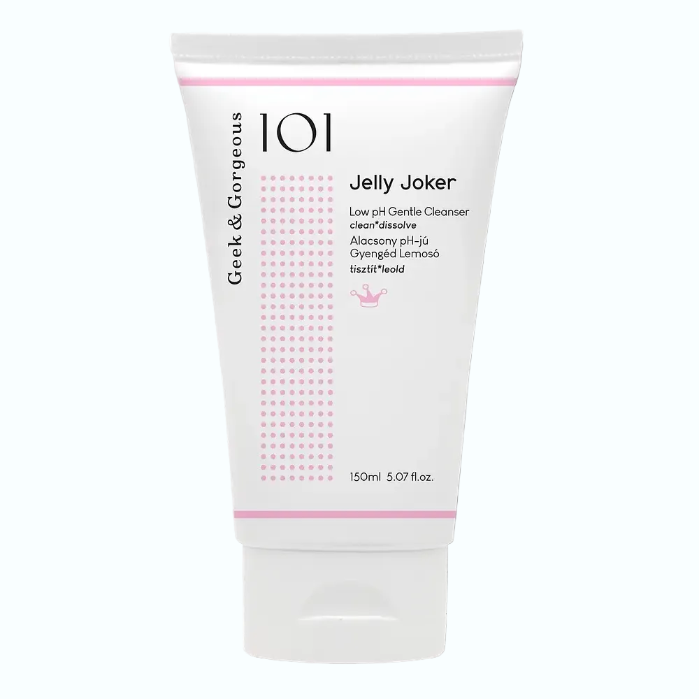 Geek & Gorgeous Jelly Joker gentle gel cleanser for all skin types with low pH formula