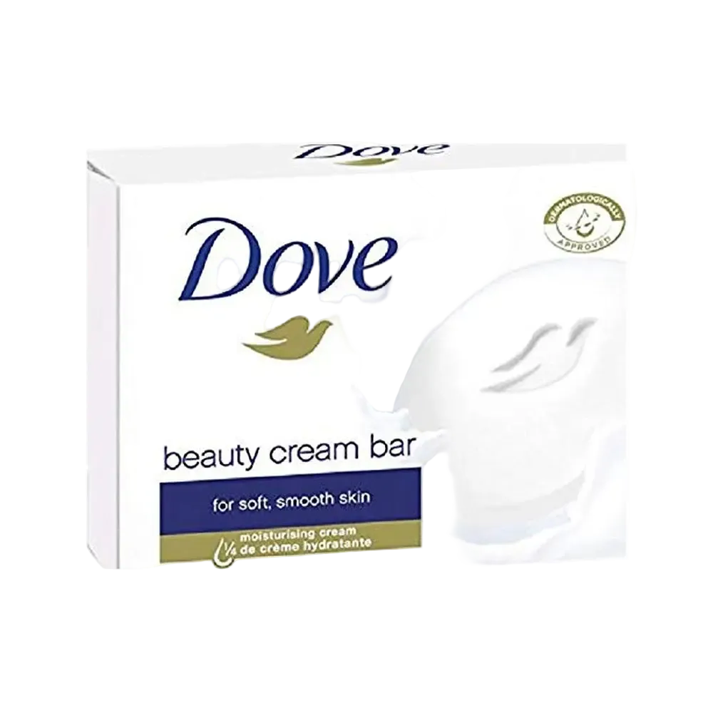 Dove Moisturising Soap Beauty Cream Bar with 1/4 moisturizing cream for soft, smooth skin