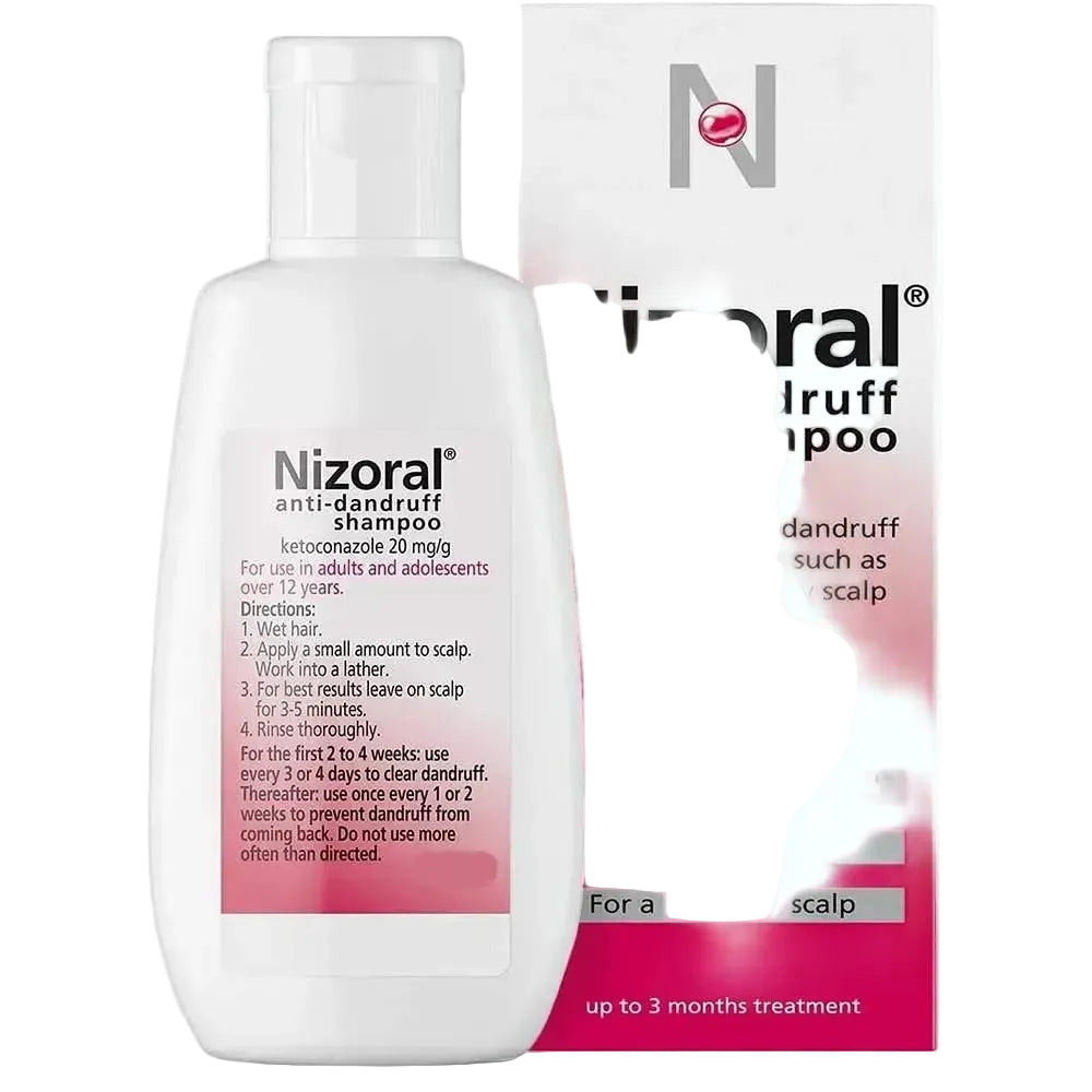 Nizoral Ketoconazole 2% Anti-Dandruff Shampoo for dandruff and seborrheic dermatitis