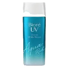 Biore UV Aqua Rich Watery Gel SPF 50+ PA++++ lightweight hydrating sunscreen for face and body