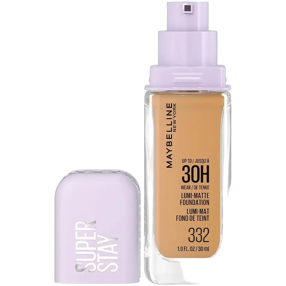 Maybelline Super Stay Lumi-Matte Foundation with 30HR wear for buildable full coverage