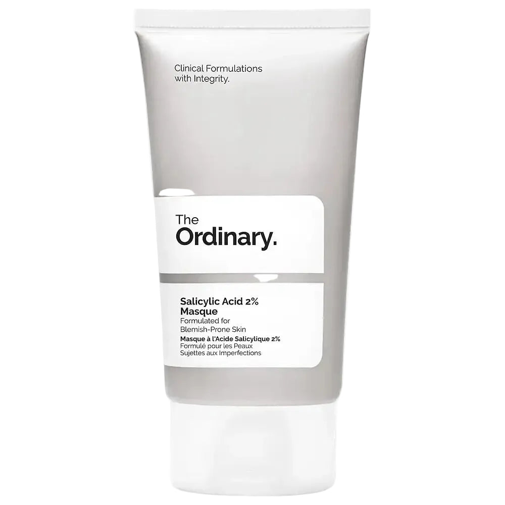 The Ordinary Salicylic Acid 2% Masque clarifying charcoal and clay mask for blemish-prone skin