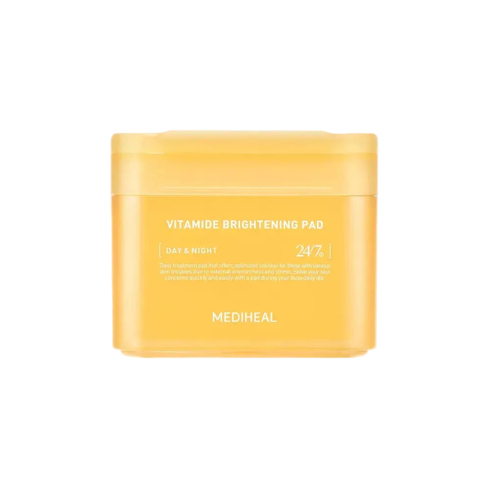 Mediheal Vitamide Brightening Pad with niacinamide and vitamin C for brightening and even skin tone