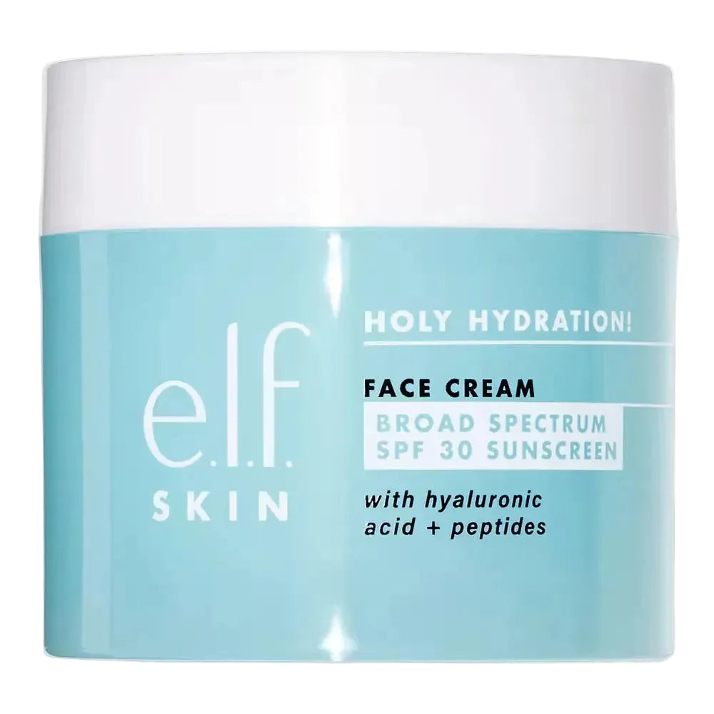 e.l.f. Holy Hydration Face Cream SPF 30 for daily hydration and sun protection