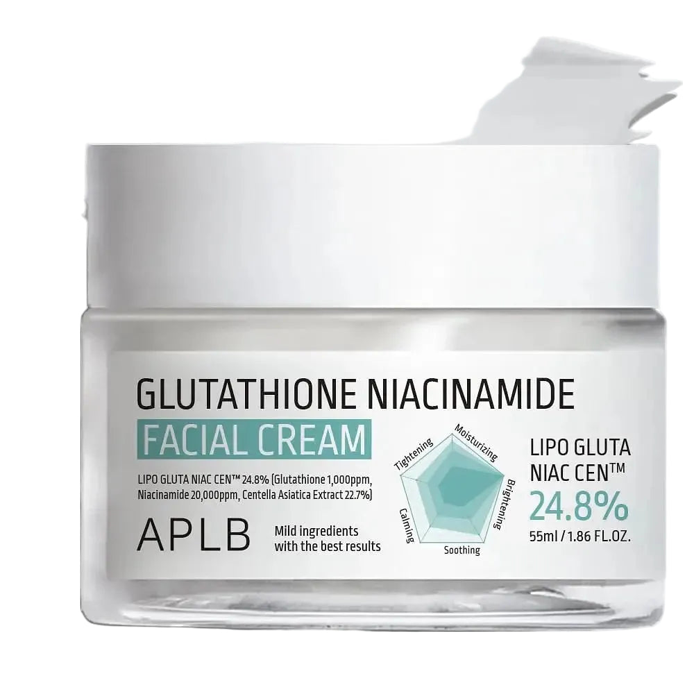 APLB Glutathione Niacinamide Facial Cream for brightening, hydration and anti-aging