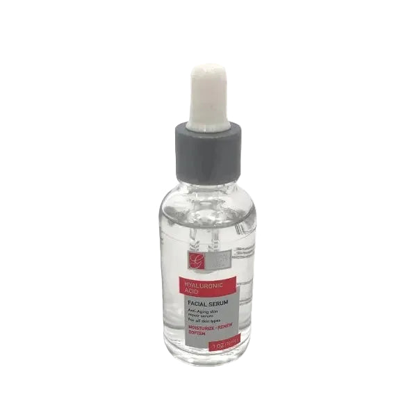 Global Beauty Care Hyaluronic Acid Facial Serum for deep hydration and anti-aging