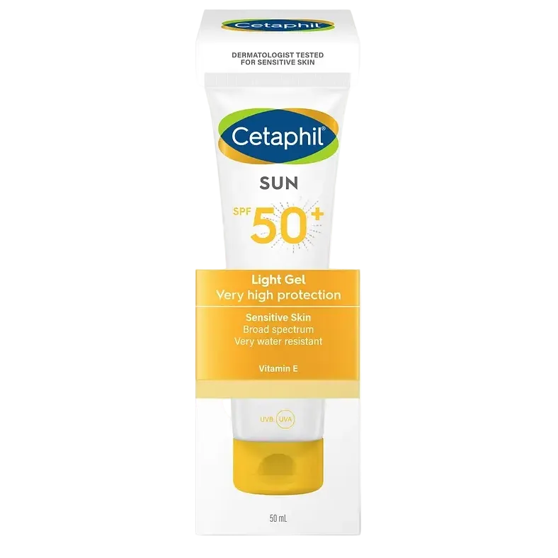 Cetaphil Sun SPF 50+ Gel lightweight broad-spectrum sunscreen for sensitive skin
