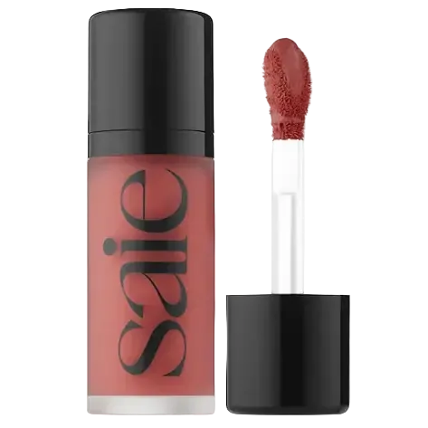 Saie Dew Blush Liquid Cheek Blush for a dewy natural flush of buildable color