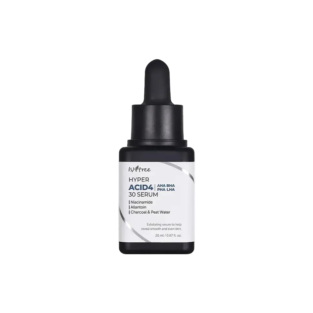 Isntree Hyper Acid 4 AHA BHA PHA LHA 30 Serum for exfoliation and skin texture improvement