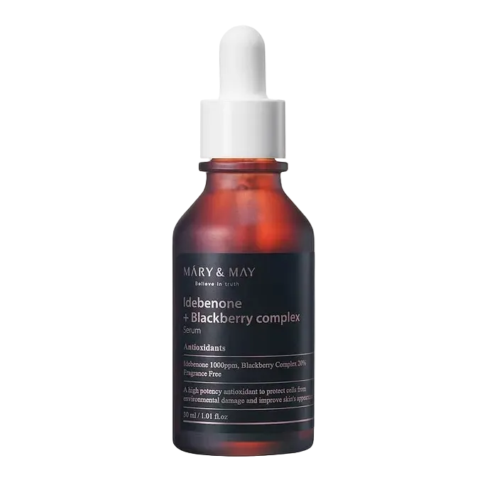 Mary&May Idebenone + Blackberry Complex Serum for antioxidant protection and anti-aging