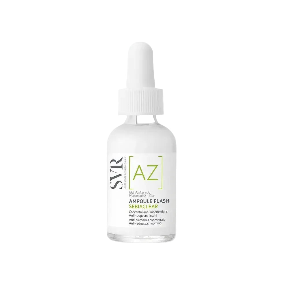 SVR Sebiaclear Ampoule Flash with 15% azelaic acid for acne-prone skin