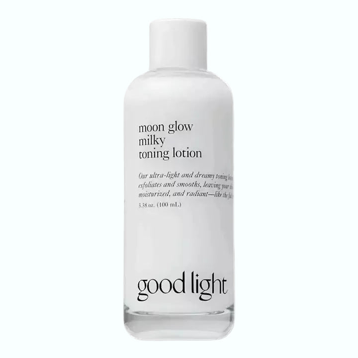 Good Light Moon Glow Milky Toning Lotion for hydration, brightening, and glass skin with niacinamide