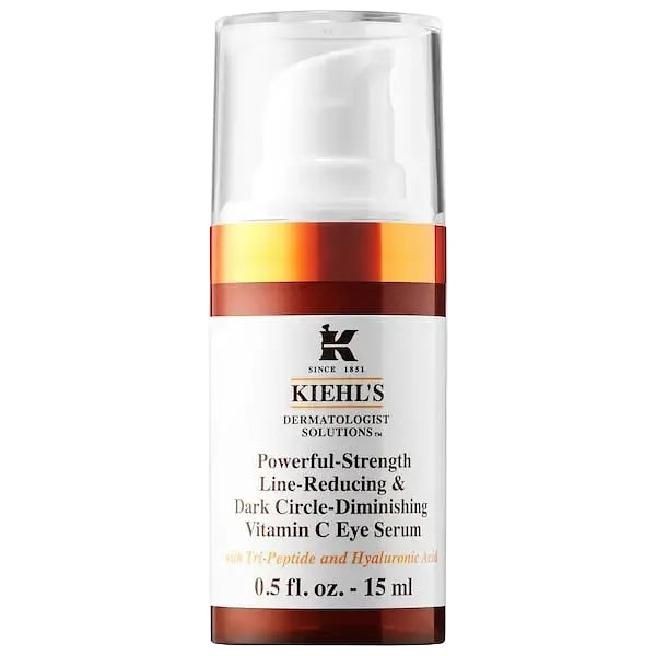 Kiehl's Powerful-Strength Dark Circle Reducing Vitamin C Eye Serum for brightening and anti-aging