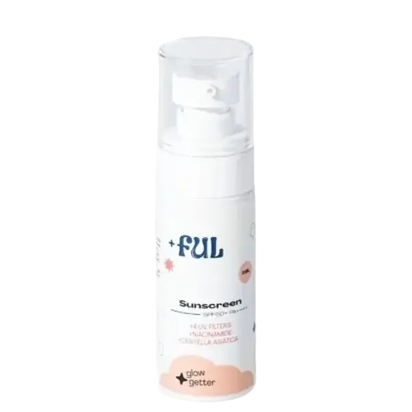 +ful Sunscreen SPF 50+ PA++++ lightweight cream with niacinamide and centella for daily sun protection