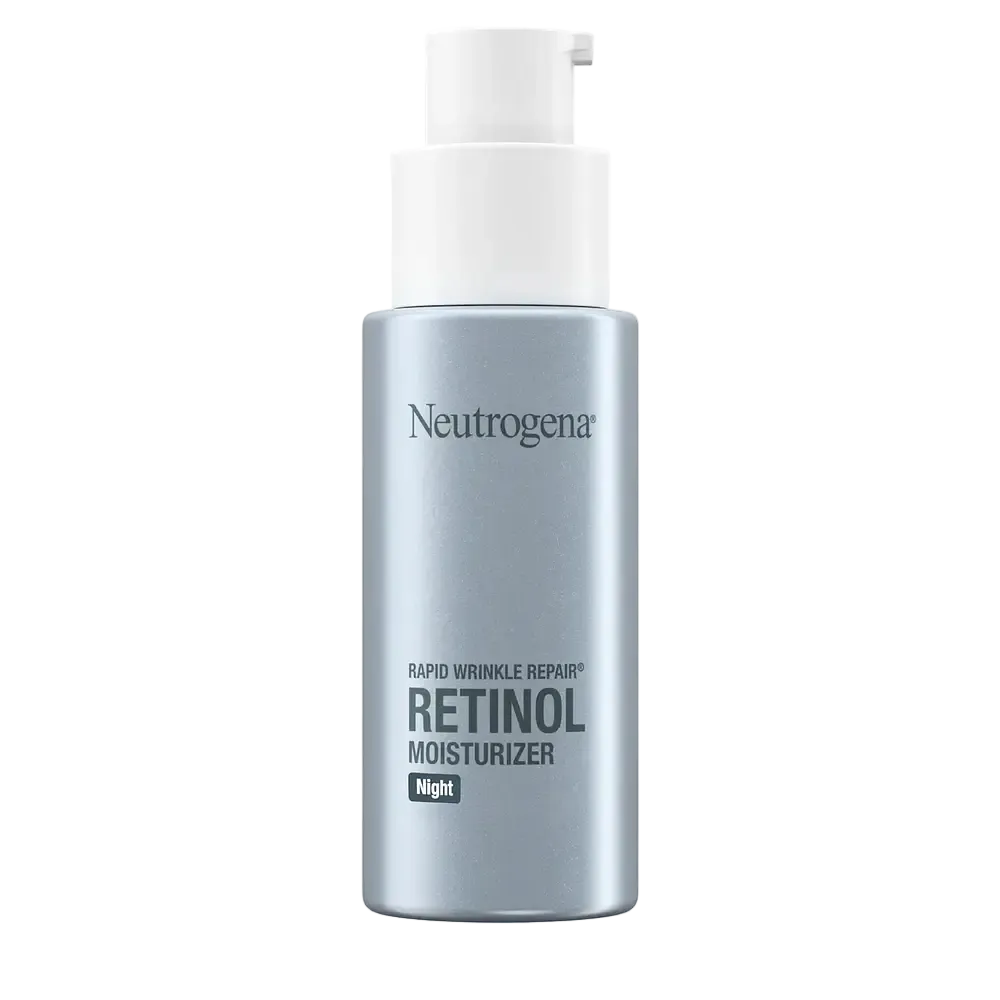 Neutrogena Rapid Wrinkle Repair Night Moisturizer with retinol and hyaluronic acid for anti-aging