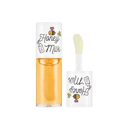 A'Pieu Honey & Milk Lip Oil for hydrating and nourishing dry lips with honey extract
