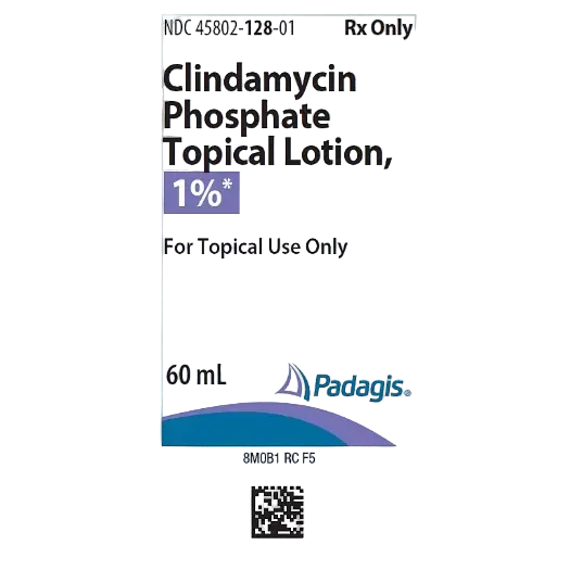 Padagis Clindamycin Phosphate Topical Lotion 1% prescription antibiotic for acne treatment