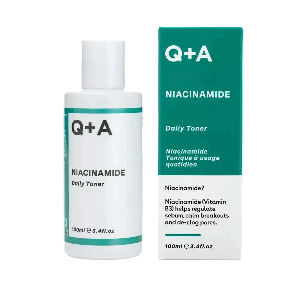 Q+A Niacinamide Daily Toner for pore minimizing, redness reduction and hydration