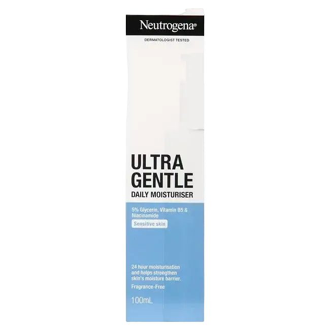 Neutrogena Ultra Gentle Daily Moisturiser for sensitive skin with niacinamide and vitamin E